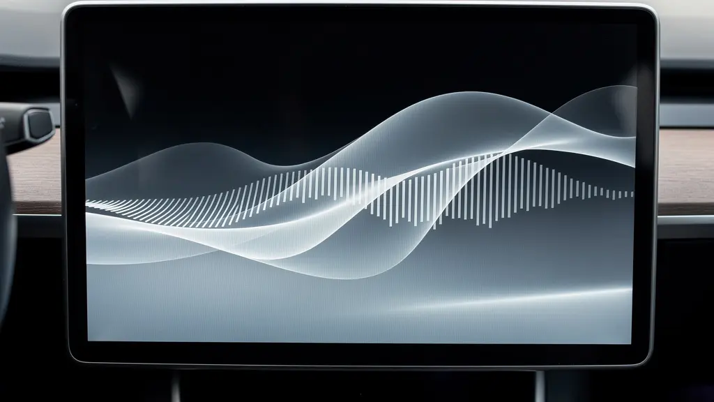 Tableau de bord de voiture électrique montrant consommation à différentes vitesses